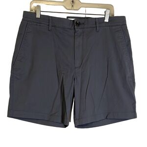 GOODFELLOW & CO Flat Front 7” Inseam Shorts, Men’s Size 32, Gray